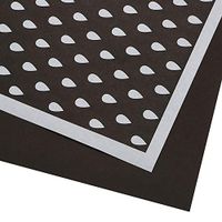 Floral Wrapping Paper, White Border Kraft Paper Floral Print Wrapper Teachers' Day Flowers Packaging Material 5858CM (Color : #3)
