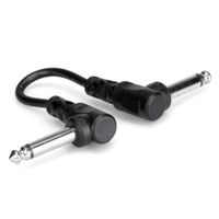 Hosa CFS-106 Molded Right Angled Guitar Patch Cable, 6 Inch