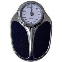 MUTANG Household Accurate Weighing Body Weighing Mechanical Scale Body Scale Indicator Health Scale Weight Loss Scale Weight Scale Machinery, All Steel Body ▏ No Battery (Color : White)