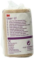 3M Coban LF Latex Free Self-Adherent Wrap 2084 (Pack of 18)