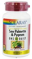Guaranteed Potency Saw Palmetto and Pygeum One Daily - 30 Capsules