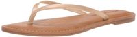 Amazon Essentials Women's Thong Sandal, Nude, 9 B US