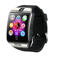 COLOFAN C02 Men and Women Bluetooth Smart Watches Can Plug Mobile Phone Card Phone Camera Sport Watch Pedometer (Silver)