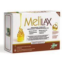 Aboca Melilax 6 Micro Enemas X 10g. With Honey for Adult & Teenagers Promelaxin
