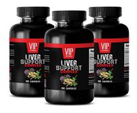 Kidney Liver Health - Liver Support Complex - Siberian Ginseng Bulk Supplements - 3 Bottles 300 Capsules
