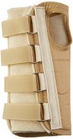 Rolyan Long Length Enlarged Thumb Hole D-Ring Wrist Braces, Left, Medium, Fixed Position Stabilizer Brace with Secure Closure for Immobilization, For Arthritis, Tendonitis, Carpal Tunnel