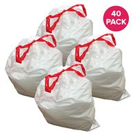 Think Crucial Durable Garbage Bags Fit simplehuman ?Size ?Q??, 50-65L / 13-17 Gallon (40 Pack)