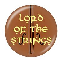 Lord of The Strings Button - Pack of 8