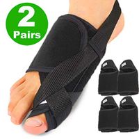 Syellowafter Bunion Brace 2 Pairs Big Toe Bunion Corrector Straightener with Orthopedic Bunion Splint Alignment Treatment for Men and Women