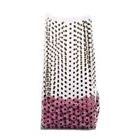 10ct Small"Black DOTS" Swiss Polkadot 7x2x3" Cello Cellophane Treat Food Snack Bags nfLG -659