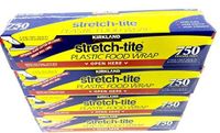 4 Pack - Kirkland Signature Stretch Tite Plastic Food Wrap HUGE 11 7/8" X 758 ft.