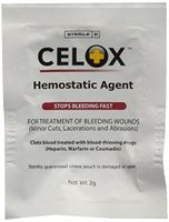 CELOX Traumatic Wound First Aid Packets, 6 Count