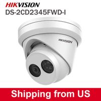 Hikvision 4MP Outdoor Security POE IP Camera DS-2CD2345FWD-I 2.8mm, 98ft EXIR Camera, Smart H.265+, Max 128G SD Card Recording, Upgrade Version for DS-2CD2342FWD-I