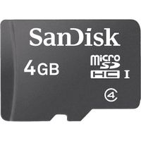 SANDISK 4GB Micro SDHC Memory Card SDSDQM-004G