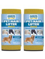 Gonzo Pet Hair Remover - 2 Pack - Lift and Remove Dog, Cat and Other Pet Hair from Furniture, Carpet, Bedding and Clothing