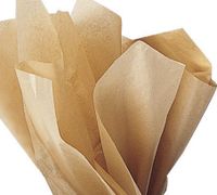 Desert Tan Khaki Bulk Tissue Paper 15 Inch x 20 Inch - 100 Sheets