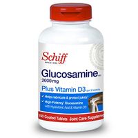 Schiff Glucosamine 2000mg with Vitamin D3 and Hyaluronic Acid, 150 Tablets - Joint Supplement(Pack of 12)