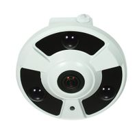 OWSOO Analog Camera AHD CVI TVI CVBS IR CCTV Camera 1.7mm Fisheye 180° Panoramic VR Cam Support IR-Cut Night Vision 3pcs Array IR LEDs Home Security Surveillance NTSC System 5MP