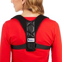 Posture Corrector Back Straightener for Men and Women by Homericly - Adjustable Strap - Helps Alignment Stops slouching