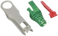 Platinum Tools 100042GR-C Platinum EZ-Data Lock Set - Standard RJ45/EZ-RJ45 Cat6, Green