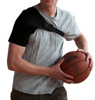 Shoulder Strap Rotator Cuff Brace - Shoulder Pain Relief Compression Sleeve Immobilizer Lightweight Adjustable Neoprene Wrap Dislocated Frozen Right Left Shoulder Women and Men Stealth Support Small