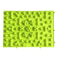 Elevin(TM) Large Colorful Acupuncture Foot Massager Medical Therapy Mat Foot Massage Pad (Green)