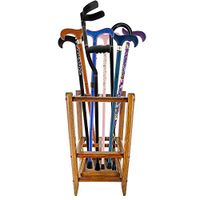 Genuine Oak Wood Cane Stand