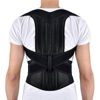 HailiCare Posture Corrector for Men and Women, Upper Back Brace for Clavicle Support, Adjustable Back Straightener Correction for Spinal, Neck, Shoulder & Full Back Pain Relief - XL (Waist 40" -52")