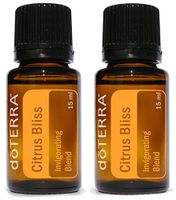 doTERRA Citrus Bliss Essential Oil Invigorating Blend 15 ml (2 pack)