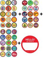Belly Banter Baby Monthly, Milestone, and Holiday Stickers For Boy - Baby By Month Growth Stickers for Clothing and Baby Scrapbook Keepsakes Stickers - Great Baby Shower Gift and Baby Room Stickers 46 Sticker Bundle Pack