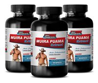 Energy Supplements for Men - Muira PUAMA - Energy Boost - 3 Bottles (270 Capsules)