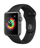 Apple Watch Series 3 (GPS, 42mm) - Space Gray Aluminium Case with Black Sport Band