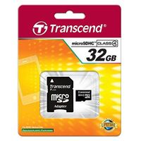 Transcend 32GB microSDHC Memory Card Compatible With Samsung Galaxy Grand Prime Cell Phone - with SD Adapter
