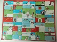 Christmas Wrap GIFT TAGS - Peel & Stick - To & From Labels For Presents (100)