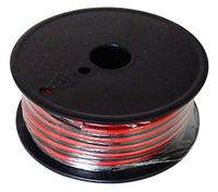 Powerwerx Red/Black Zip Cord (Gauge: 12 Length: 25 ft.)