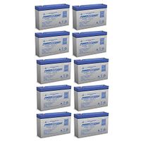 Replacement Battery For 6 VOLT 7 Ah 23054 - 10 Pack