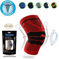 Professional Knee Brace Compression Sleeve - Best Knee Braces for Men Women, Medical Grade Knee Support Protector for Running, Meniscus Tear, Arthritis, Joint Pain Relief, Sports Injury Recovery