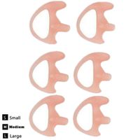 Lsgoodcare Replacement Earmold Earbud Compatible for Motorola Kenwood Midland 2 Way Radio Acoustic Air Coil Tube- Including Small, Middle and Large Soft Walkie Talkie Ear Piece Ear Buds Ear molds