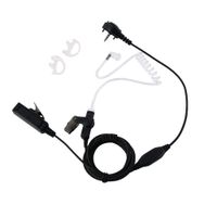 Klykon 2 Wire Surveillance Kit Covert Acoustic Tube Bodyguard Earpiece Headset Ptt Mic for Yaesu Vertex Standard VX-261 VX-230 VX-231 VX-298 VX-350 VX-351 VX-180 EVX-531 2 Way Radio Walkie Talkie