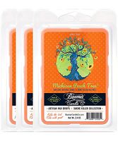 3 Packs of Beamer Candle Co. Smoke Killer Collection Wax Drops, 6-Count Pack - Michigan Peach Tree Scent + Beamer Smoke Sticker
