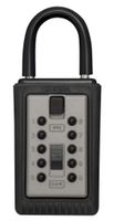 Kidde AccessPoint 001166 KeySafe 3-Key Portable Push Button Key Safe Box, Titanium Gray