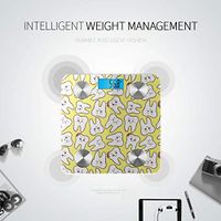 Bluetooth Scale for Weighing People Creative Daily Cartoon Toothbrush Scales Digital Weight Body Fat Composition Monitor Analyzer with Smartphone App for Body Management-396lbs