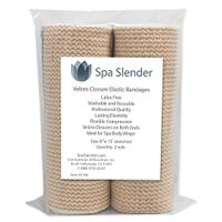Spa Slender Body Wrap Elastic Bandages Latex Free (Pack of 2)