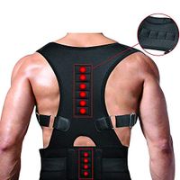 DNNAL Posture Corrector for Men and Women Adult Sitting Position Humpback Correction Belt with Magnet Strengthen Support,M