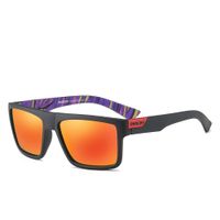 DUBERY Mens Sport Polarized Sunglasses Outdoor Riding Square Windproof Eyewear (#3), Frame width-141mm