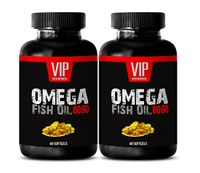 Immunity Booster Vitamins - Omega Fish Oil 8060 - Fish Oil Omega 3 softgel - 2 Bottles 120 Softgels