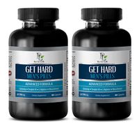 Sexual Enhancement Supplement - GET Hard - Mens Pills - Advanced Formula - tongkat Bulk - 2 Bottles (120 Capsules)