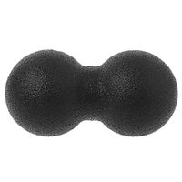 Milue EPP Lacrosse Fitness Peanut Therapy Gym Relaxing Exercise Yoga Massage Ball Release Muscle (Black)
