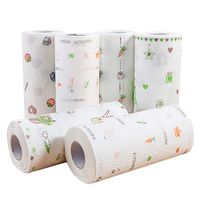 papasgix Household Kitchen Towels Paper Towels for Oil Absorption Roll Paper
