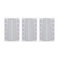 FTCBlock MB-102 Breadboard 400 Point Solderless Prototype PCB Board Kit for Arduino Proto Shield Distribution Connecting Blocks (3pcs )